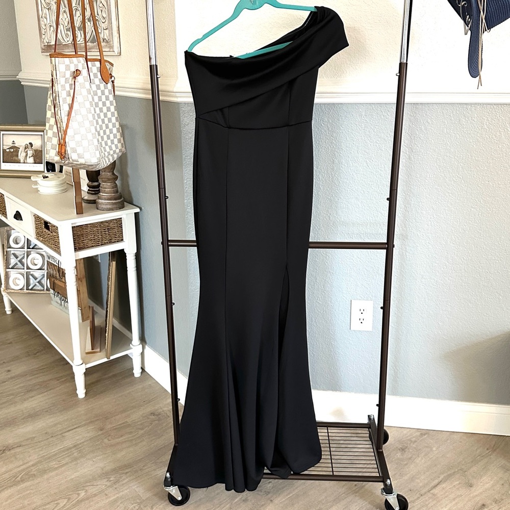 Formal black gown